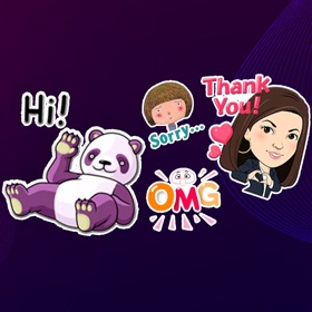 螢幕擷取畫面 (4) Daily Use Text Stickers