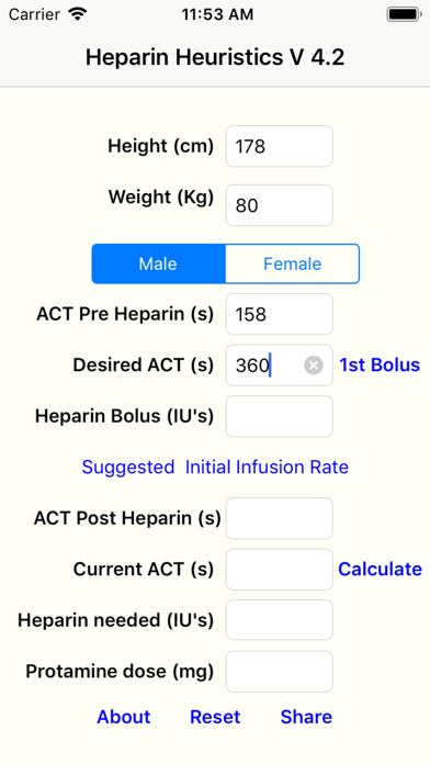 Screenshot #3 pour Heparin Heuristics Lite