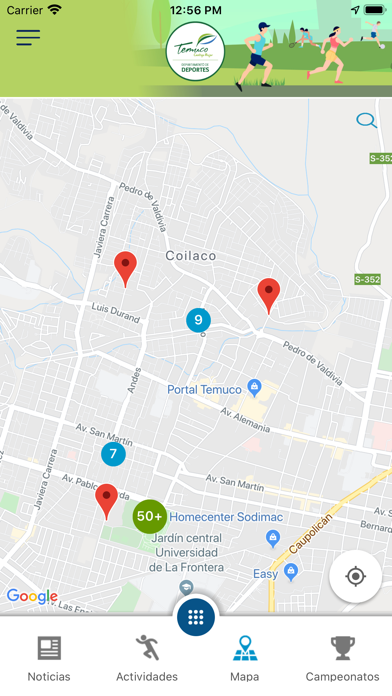 Deporte Municipal Temuco Screenshot
