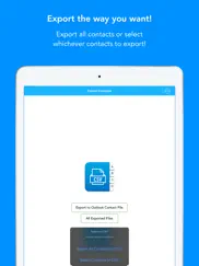 contacts to outlook csv file ipad images 2
