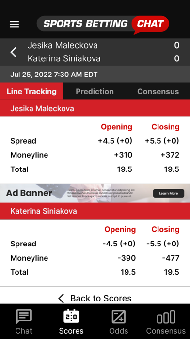 SportsBettingChat Screenshot