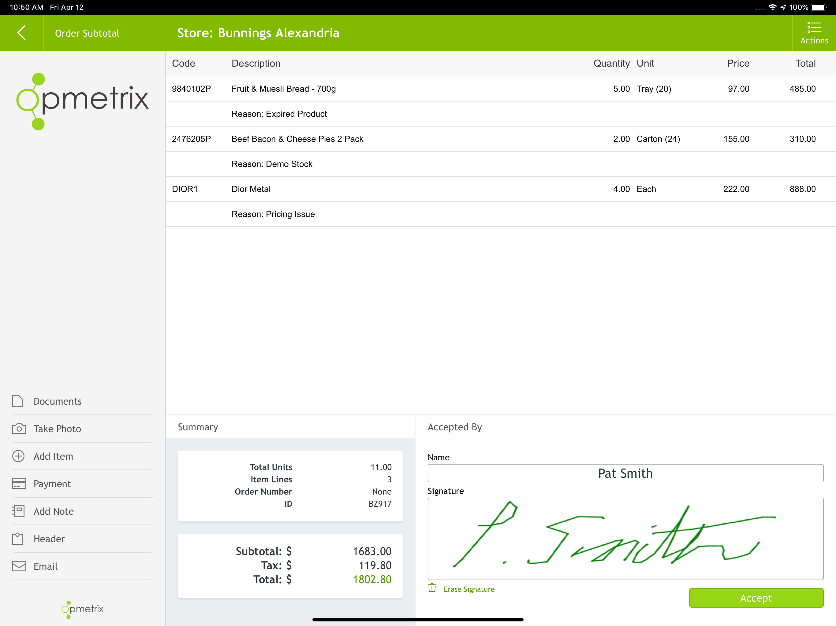 Opmetrix