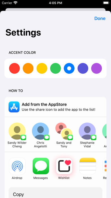 Apps Wishlist Screenshot 3 of 5