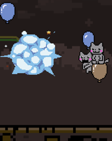 Break the Balloon: ghost & cat Screenshot