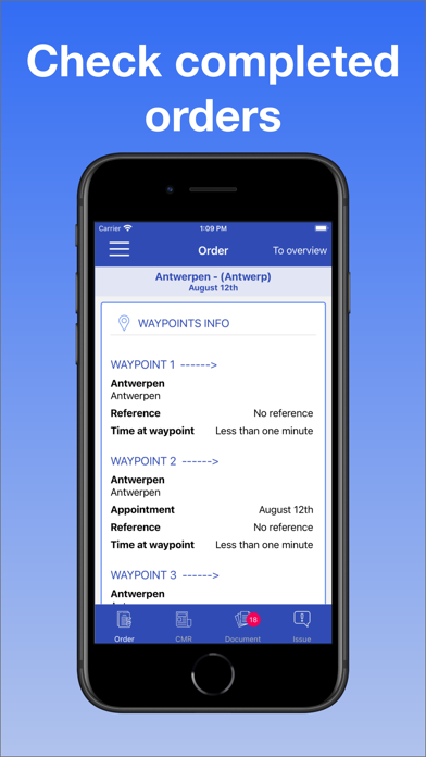 Trans-IT driver app Screenshot