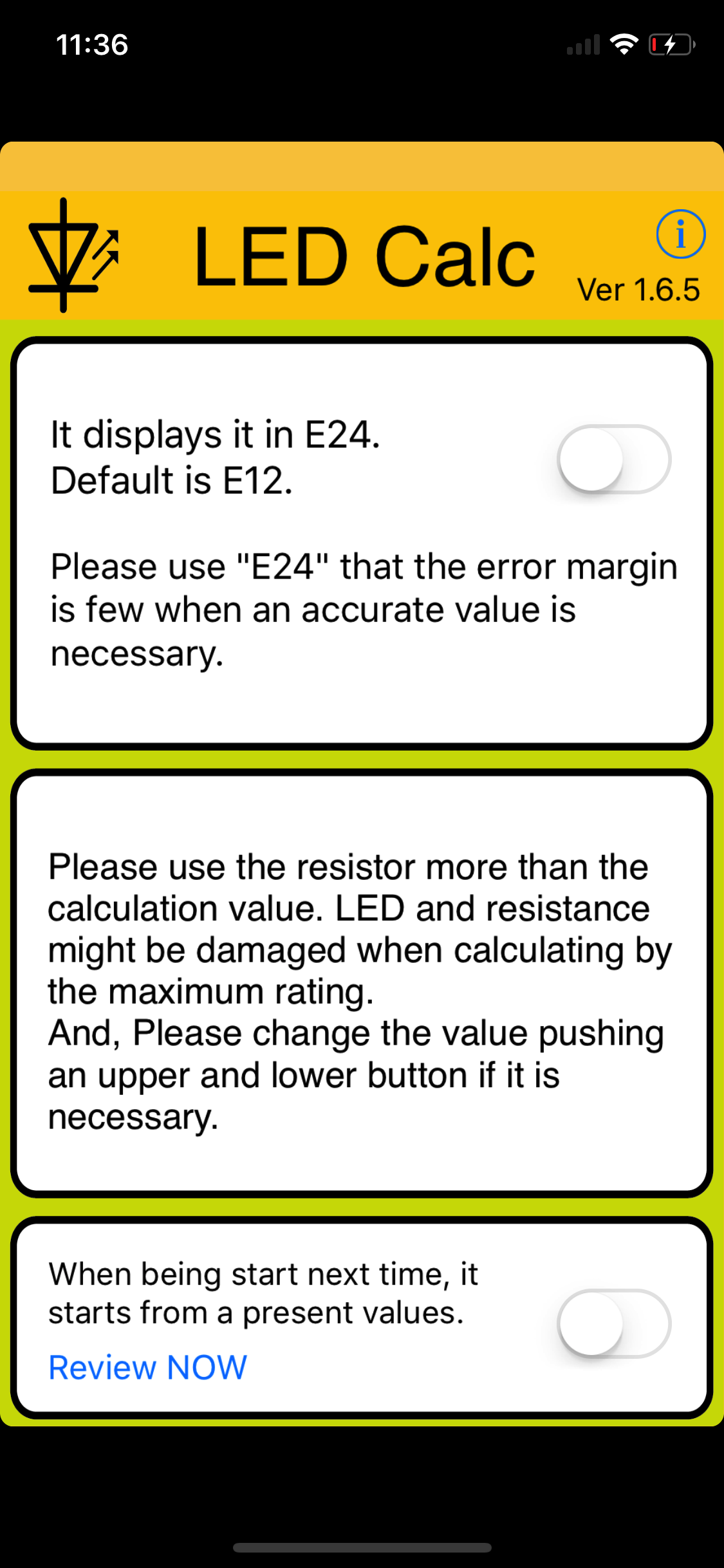 LED Ohm Calc