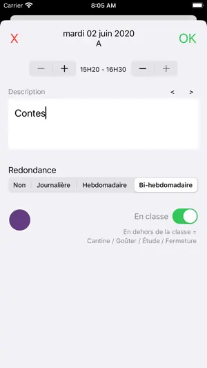 Cahier-Journal screenshot 2