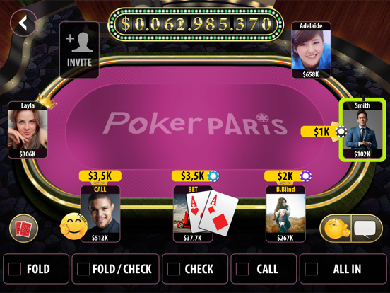 Screenshot #4 pour Poker Paris: danh bai online