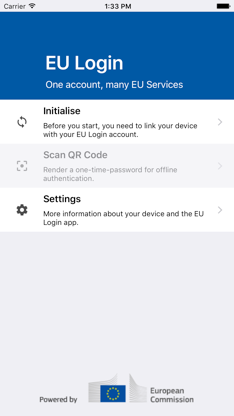 EU Login screenshot 2