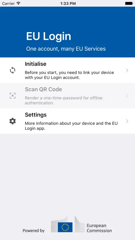EU Login screenshot 2 of 3