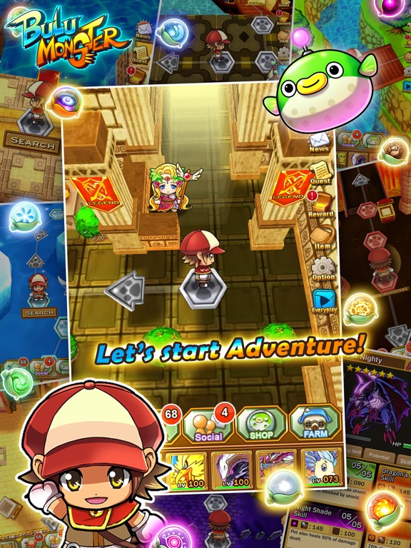 Bulu Monster iPad screenshot 5 - Games app