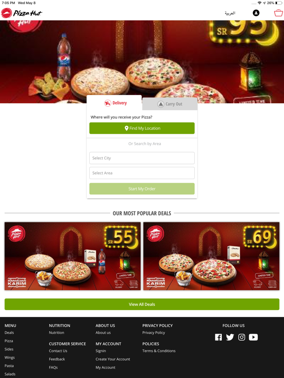 Pizza Hut KSA - Order Food Now