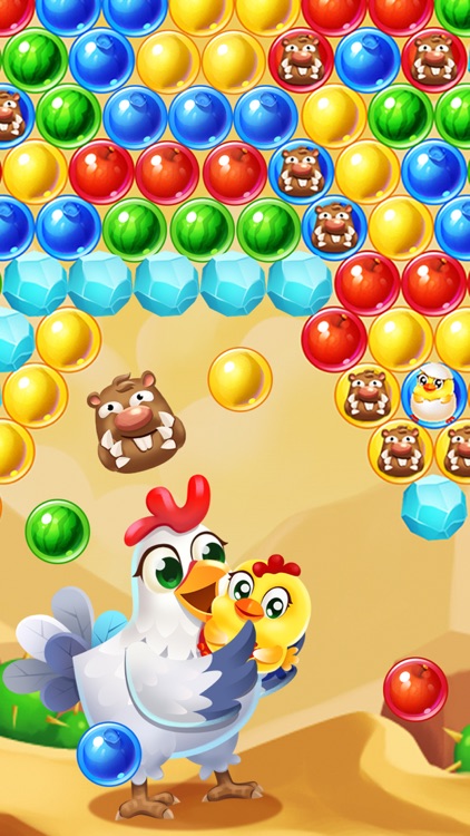 Bubble Fruit Chicken Coco screenshot-4