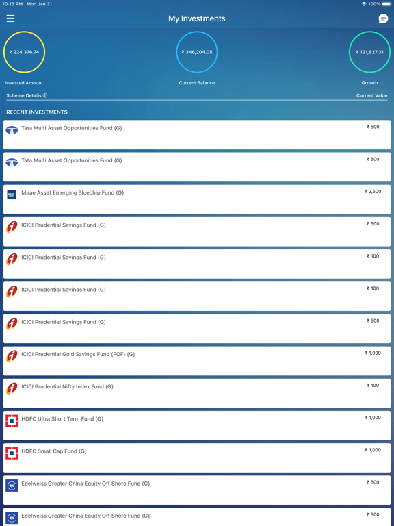 Screenshot #5 pour CashRich: SIP in Mutual Funds