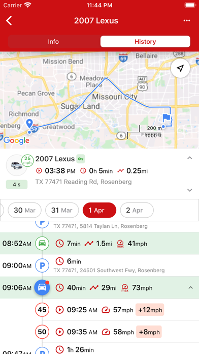 Terminus GPS Mobile Screenshot