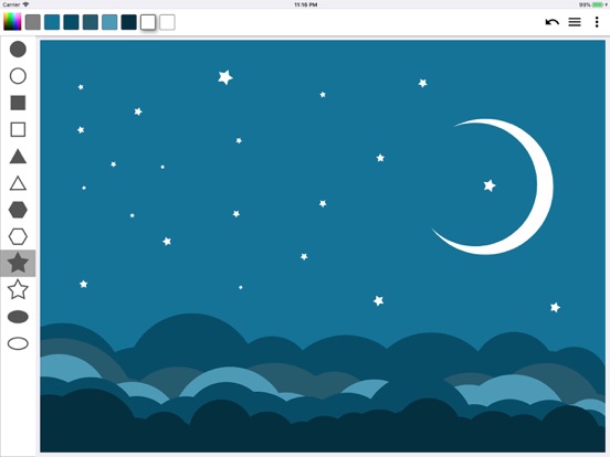 Paint Shapes iPad screenshot 4 - Education app
