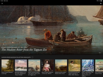 SC Hudson River Museum iPad screenshot