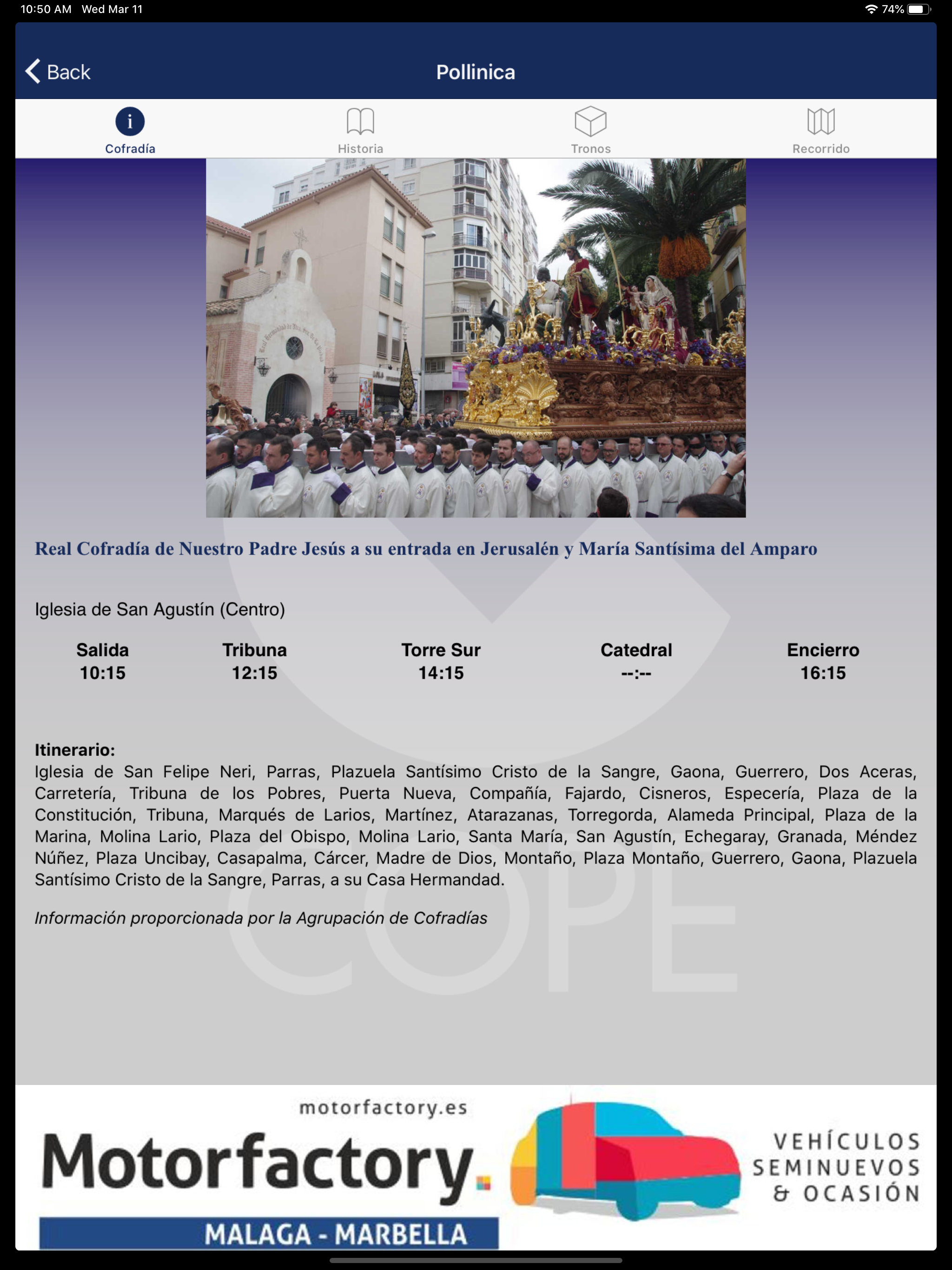 Semana Santa Málaga COPE