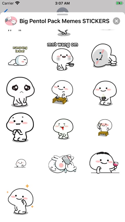 Big Pentol Pack Memes stickers