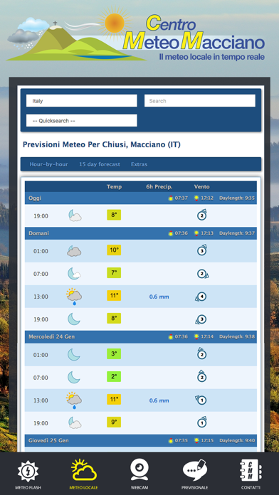 Screenshot #3 pour Centro Meteo Macciano