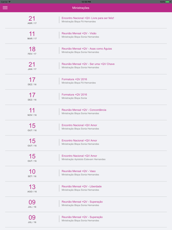 Mais Que Vencedoras app screenshot 3