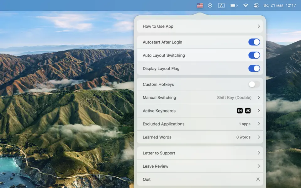 Screenshot 1 of Lang Switcher