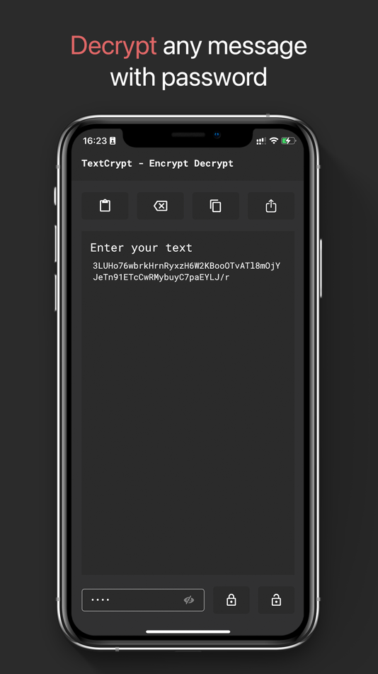 #2. TextCrypt - Encrypt & Decrypt (iOS) 来自: Eleetra (Private) Limited