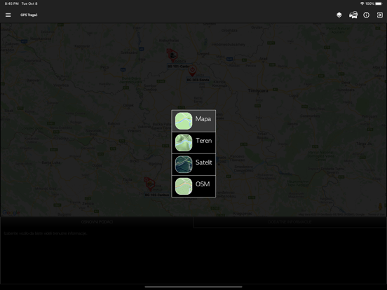 GPS Tragač iPad screenshot 7 - Business app
