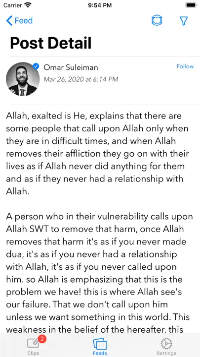 QuranReflect iPhone-skjermbilde 4