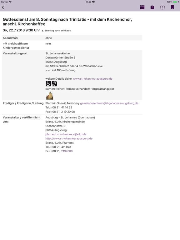 Screenshot #6 pour Evangelische Termine