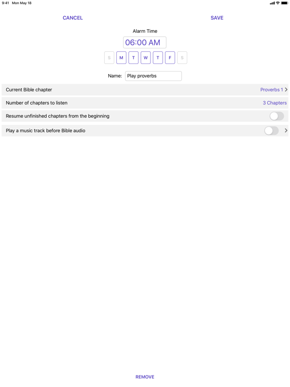 Screenshot #5 pour Bible Alarm