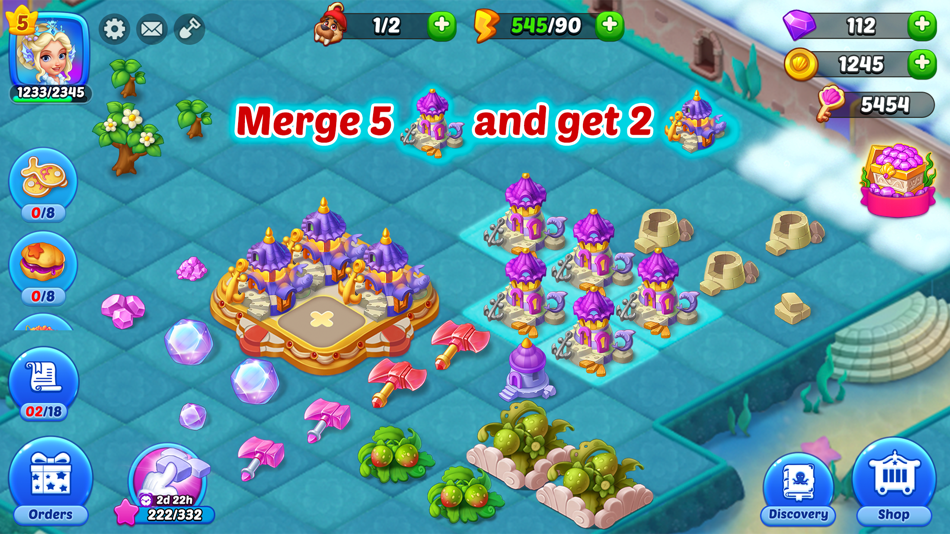 #6. Merge Legend-Fun Puzzle Game (iOS) Podle: MIPGAME