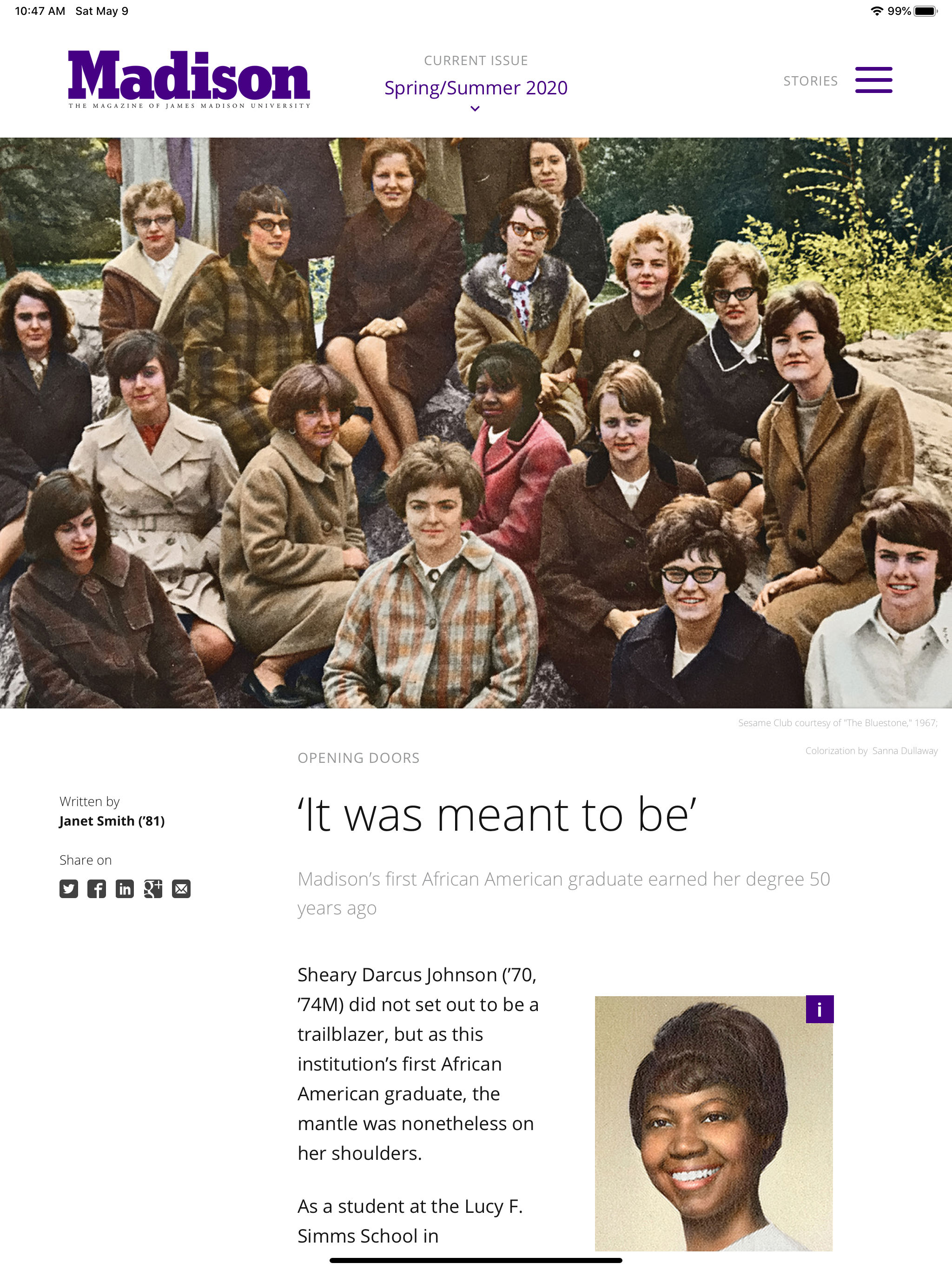 Madison: The Magazine of JMU screenshot 5