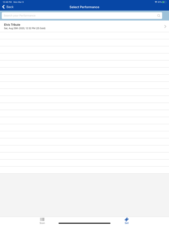 ThunderTix iPad screenshot 5 - Utilities app