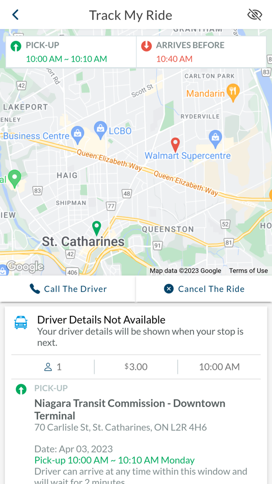 #6. Niagara Transit Plus (iOS) By: RideCo Inc.