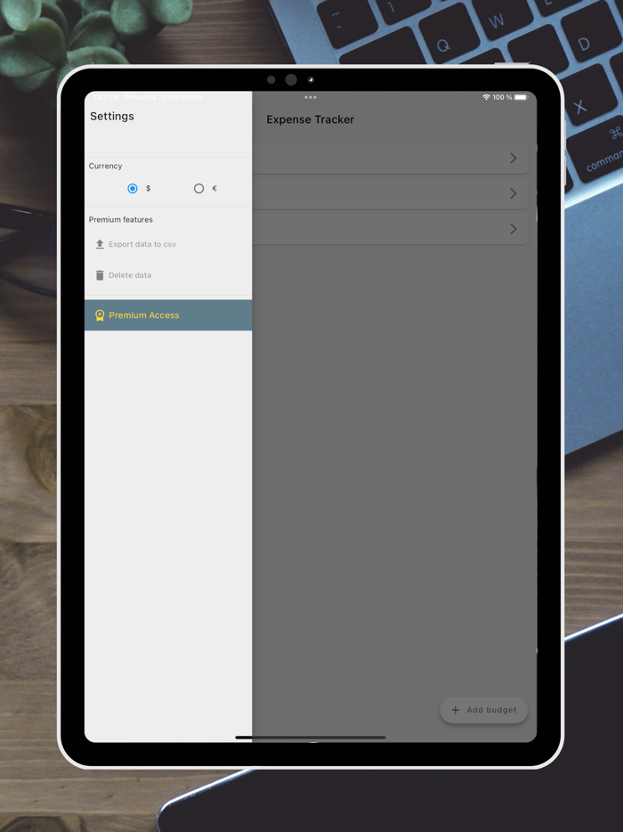 Budget App  Spending Tracker