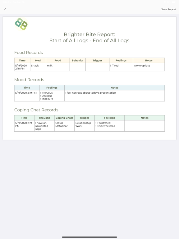 Brighter Bite - ED Recovery iPad screenshot 4 - Medical app