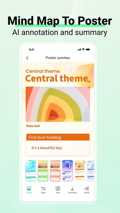 EdrawMind: AI Mind Map, Notes screenshot-3