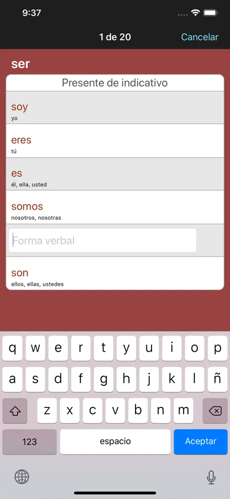 Español: Verbos y Conjugación