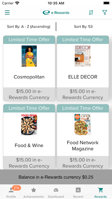 e-Rewards - Paid Surveys Screenshot