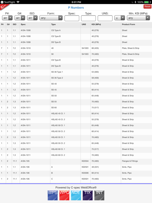 P Numbers iPad screenshot 1 - Productivity app