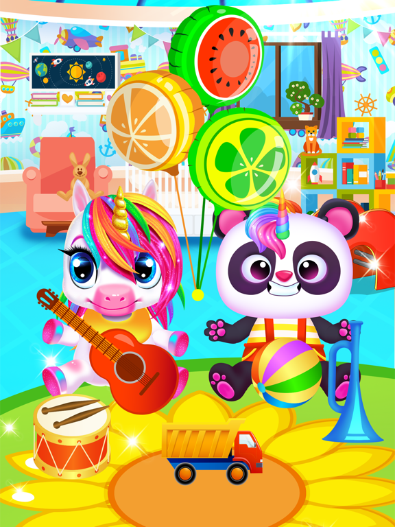 My Baby Unicorn & Panda Care iPad screenshot 5 - Education app