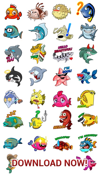 Seamoji - Fish Emojis by Zen Pixel Studios Pty Ltd