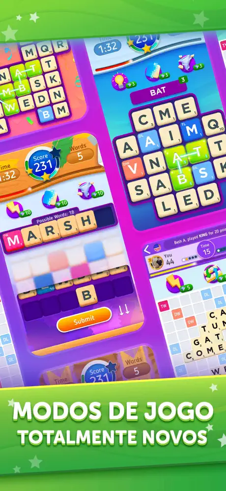 Scrabble® GO: Jogo de Palavras