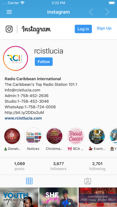 Radio Caribbean International iPhone screenshot 7 - Music app
