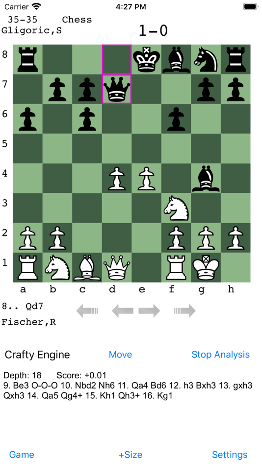#5. Pulsar Chess Engine (macOS) 来自: Michael Adams