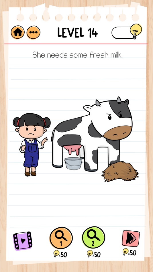 #7. Brain Test 2: Tricky Stories (iOS) 来自: UNICO STUDIO