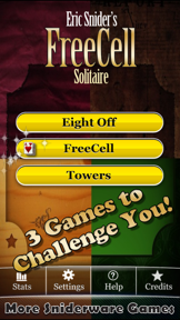 Eric's FreeCell Solitaire Lite screenshot