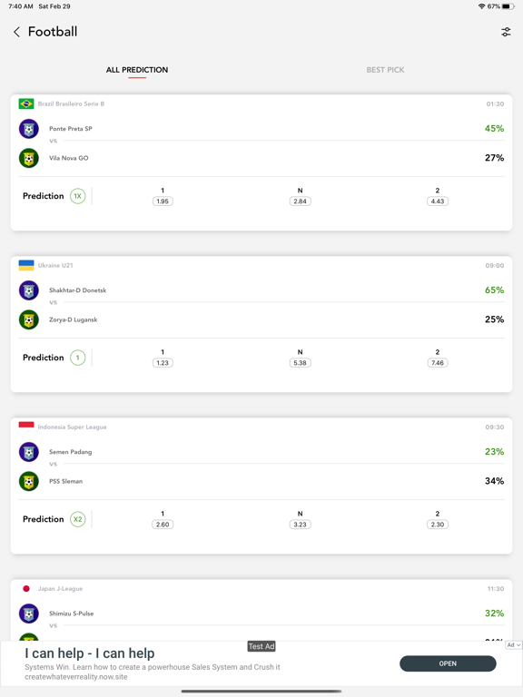Screenshot #5 pour Jarvis Bet: Pronos & Coach