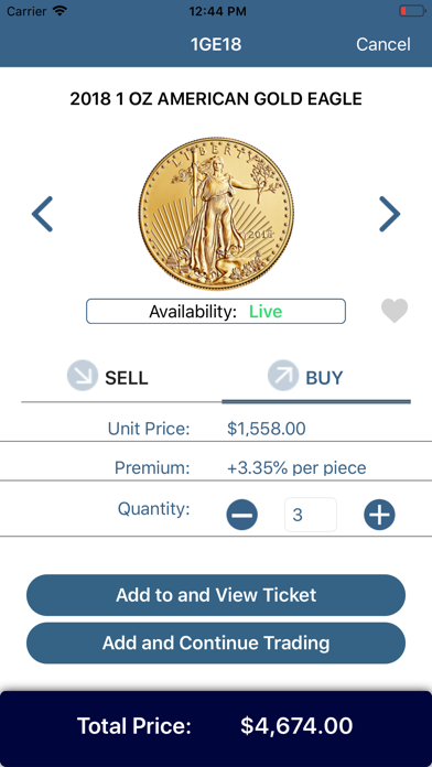 FizTrade iPhone screenshot 3 - Business app